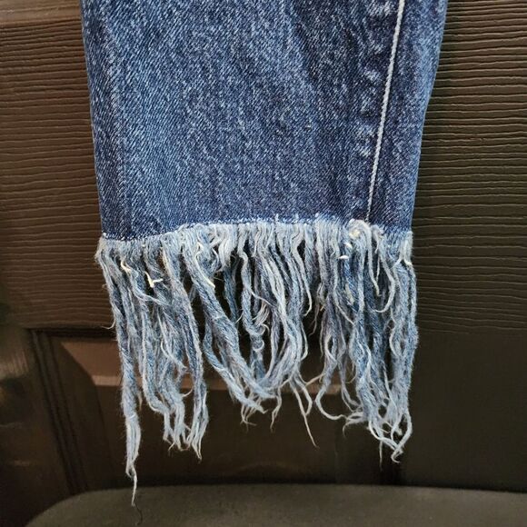 New 3x1 NYC High-Rise Straight Cropped Fringe Jeans in Lima Festival Boho - Picture 8 of 13